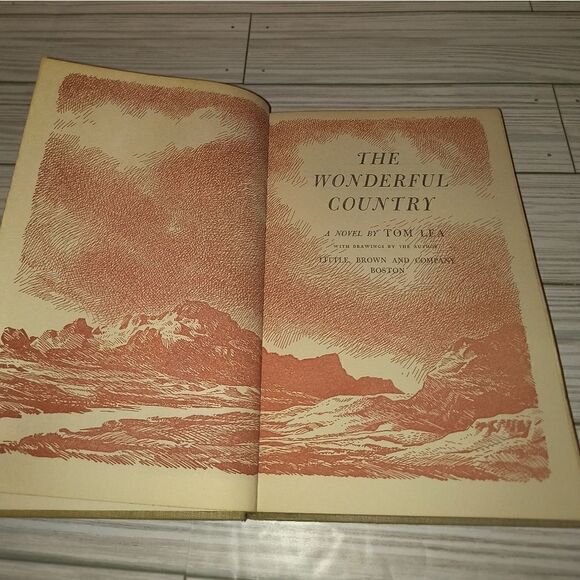 The Wonderful Country By Tom Lea 1952 Vintage Hardcover Book Western - Picture 9 of 9